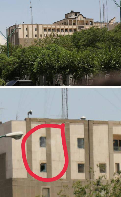 محل مخفی شدن تیراندازان مجلس شورای اسلامی