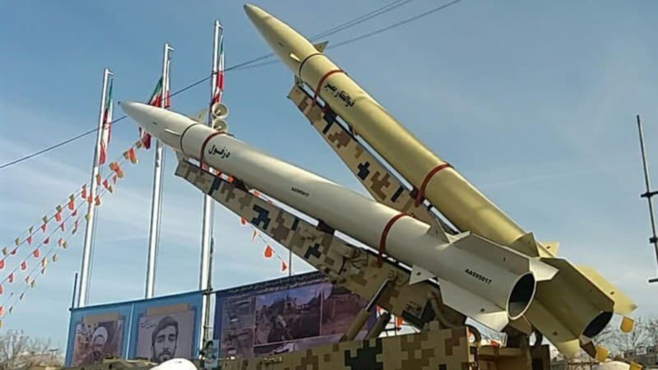  نمایش موشک‌های بالستیک سپاه در تهران