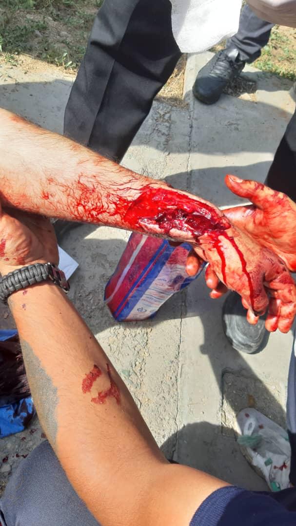 چاقو خوردن افسر راهور در تهران
