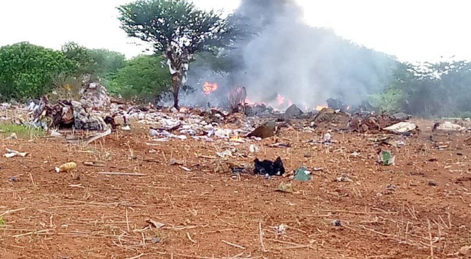 سقوط هواپیما باری در سومالی
