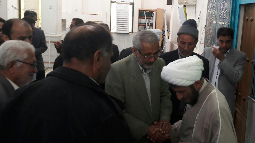 گزارش تصویری از خداحافظی حجت الاسلام محمد حمیدی نژاد امام جمعه آبدان با مردم