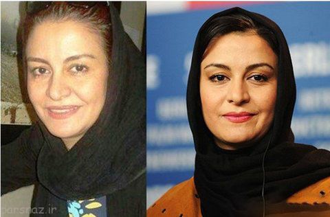 عکس بازیگران زن مشهور ایرانی قبل و بعد از آرایشمریلا زارعی