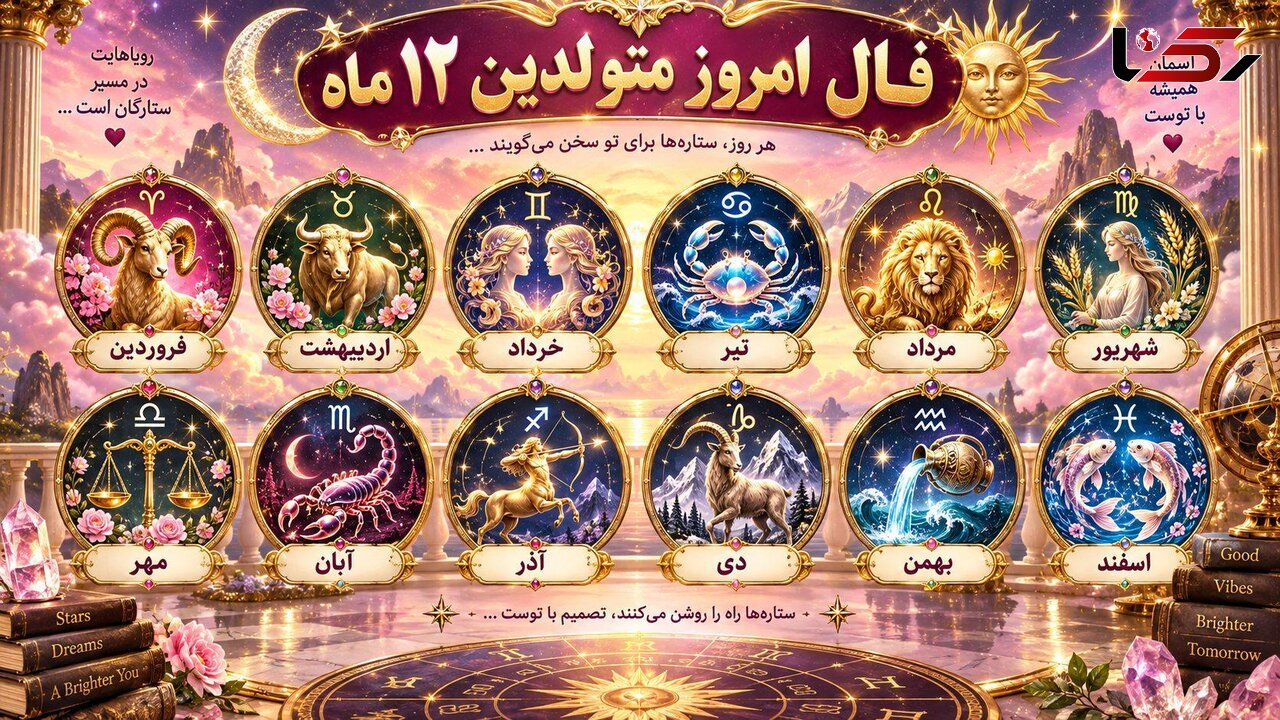 فال و طالع بینی روزانه 19 شهریور ماه برای متولدین 12 ماه