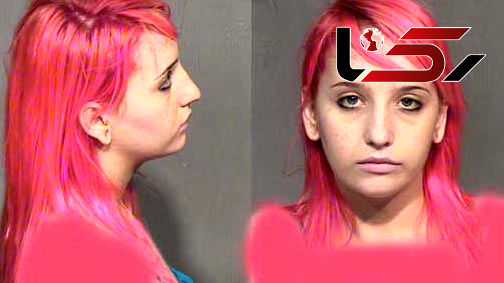 اقدام وحشتناک یک زن 19 ساله با موهای صورتی+عکس