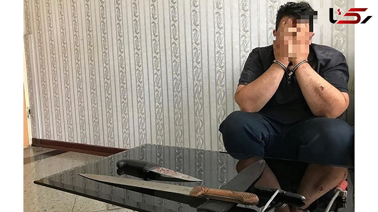 حمله به پلیس تهران با قمه در صادقیه + عکس 
