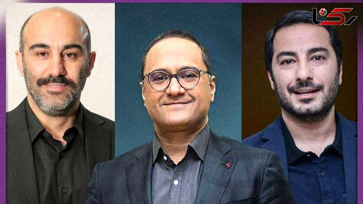 دورهمی رامبد جوان، محسن تنابنده و نوید محمدزاده در برج میلاد+عکس