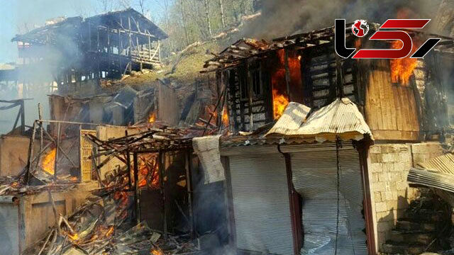 زنده زنده سوختن یک زن درآتش‌سوزی  خانه اش / درکوهرنگ رخ داد + عکس