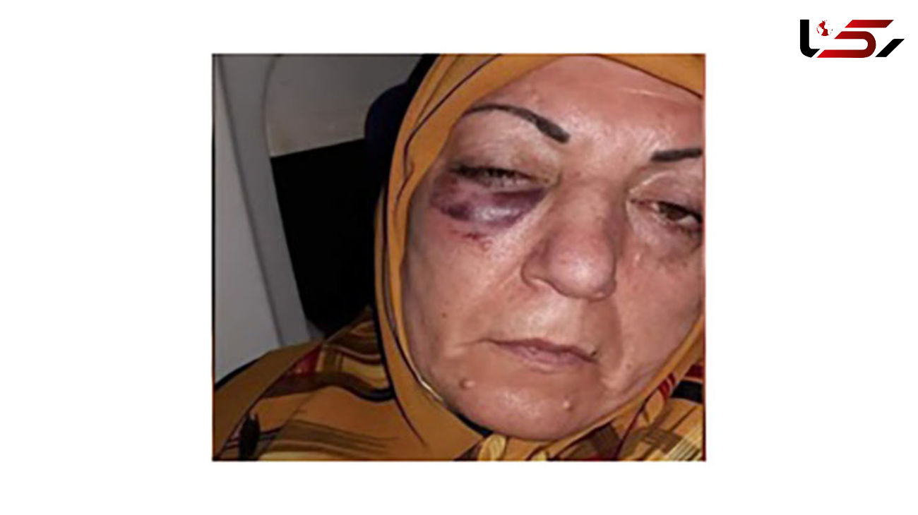ماجرای ضرب و شتم زائر زن عراقی در فرودگاه مشهد ناجا توضیح داد فیلم و عکس