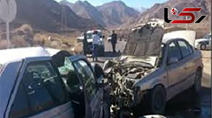 تصادف مرگبار خودروی سرویس معلمان در مسیر قروه - دلبران 