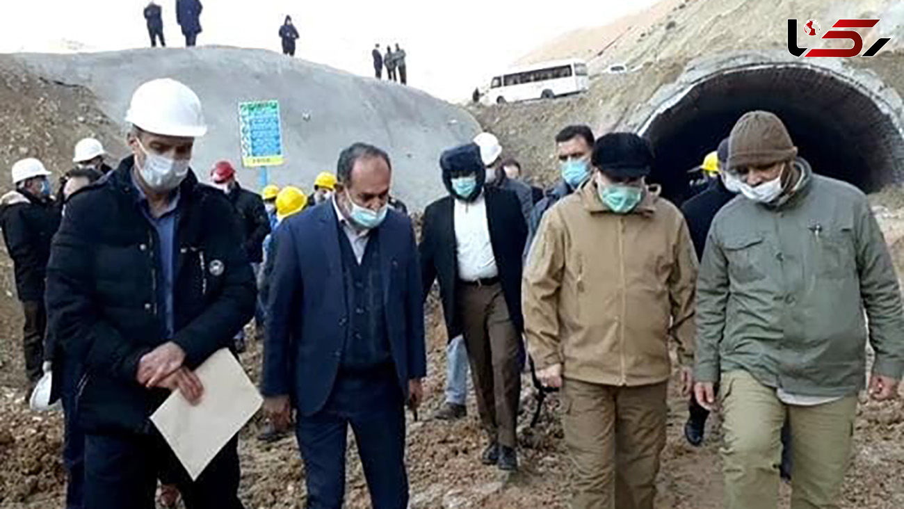 بازدید رئیس مجلس از پروژه تونل گورمیزه شهرستان اردل