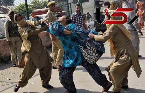 رفتار نامناسب گشت ارشاد با دختر هندی + عکس