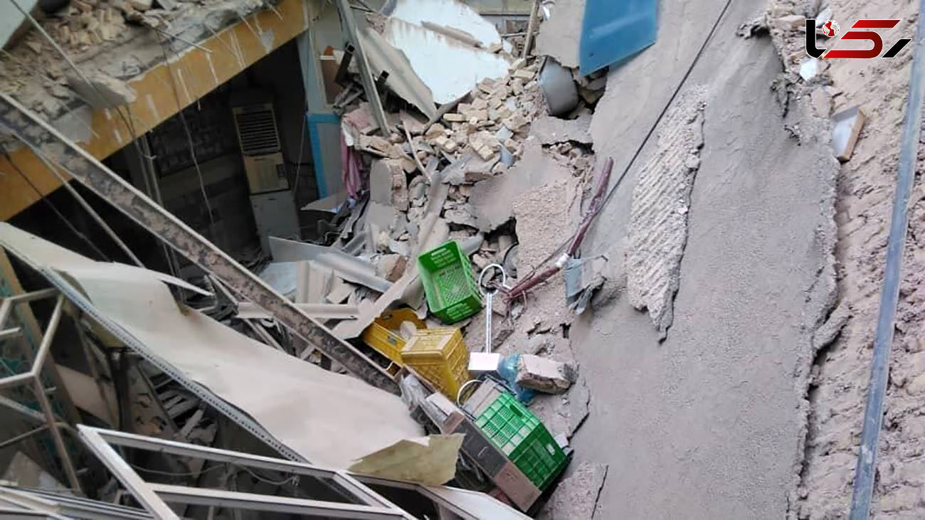  ریزش ساختمان نیمه کاره در افسریه / 2 تهرانی زخمی شدند
