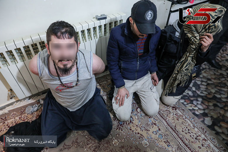 زن و شوهر مورددار با پلیس به دیدن مرد مخوف رفتند / پلیس تهران شبانه فاش کرد + عکس