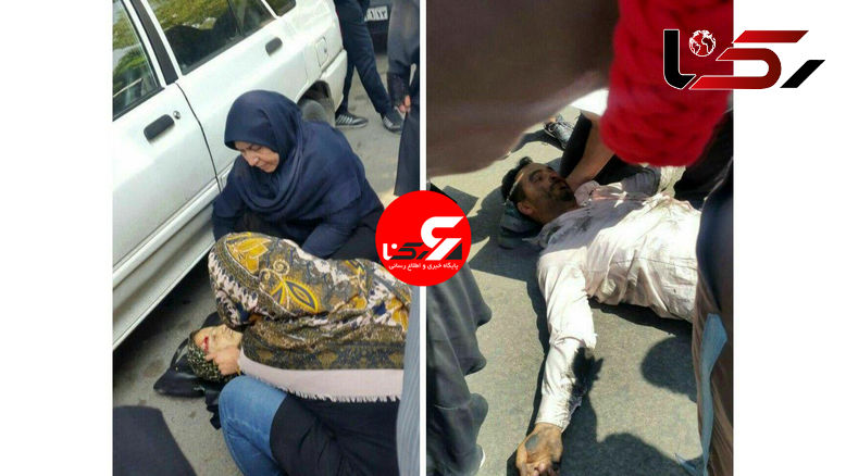 فرار زن و شوهر خشمگین از صحنه خونین! / در اصفهان رخ داد+عکس صحنه حادثه